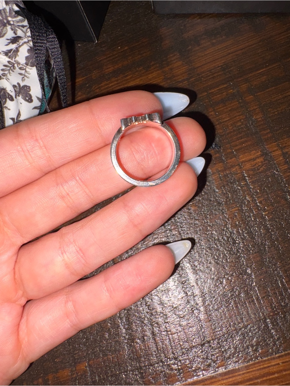 Gucci Sterling Silver Butterfly Ring US Sz 6/6.5 - Picture 11 of 12